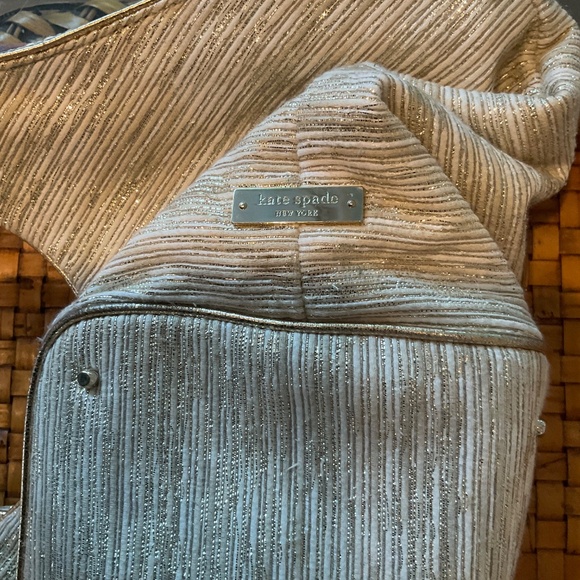 Kate Spade Champagne/Gold Large Bow Shoulder Bag - Picture 13 of 16